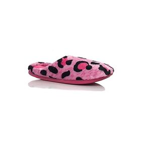 Gezer 12221 Leopar Desenli Pembe Kadın Terlik