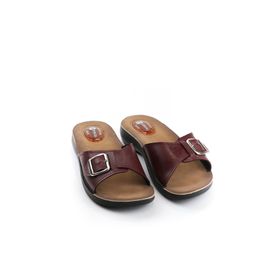 Gezer GZR10826B Bordo Jel Topuk Dikeni Kadın Terlik