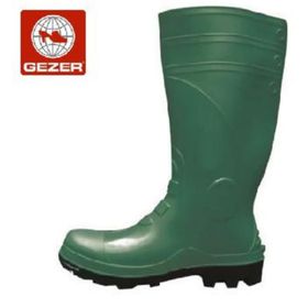 Gezer S4 Haki Çelik Burunlu Uzun Erkek Çizme