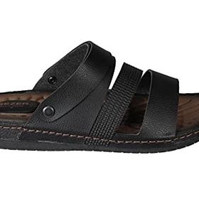 Gezer Siyah Ortopedik Comfort Tabanlı Erkek Terlik