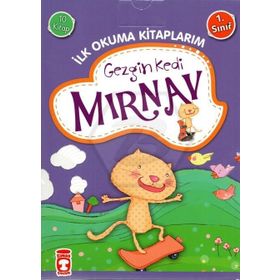 Gezgin Kedi Mırnav / İlk Okuma Kitaplarım (10 Kitap) - Fatma Işık - Timaş Yayınları