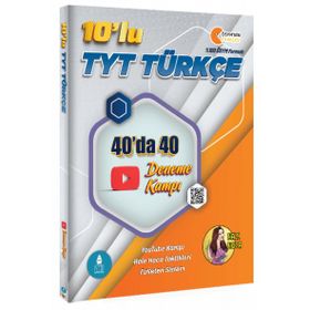 Gezgin Türkçe Hale Hoca 10 TYT Türkçe 40'ta 40 Deneme Kampı