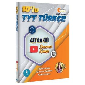 Gezgin Türkçe Hale Hoca 10 TYT Türkçe 40'ta 40 Deneme Kampı
