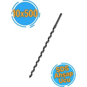 GFB 10x500 mm Sds Plus Ağaç Delme Matkap Ucu
