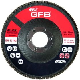 GFB 115 mm 100 Kum 10 Adet Alüminyum Flap Disk Zımpara