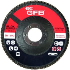 GFB 115 mm 100 Kum 10 Adet Alüminyum Flap Disk Zımpara