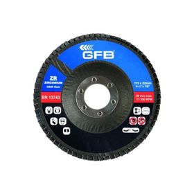 GFB 115 mm 40 Kum 10 Adet Zirkonyum Flap Disk Zımpara