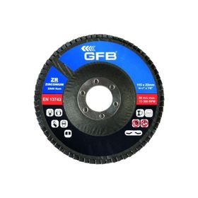 GFB 115 mm 40 Kum 10 Adet Zirkonyum Flap Disk Zımpara