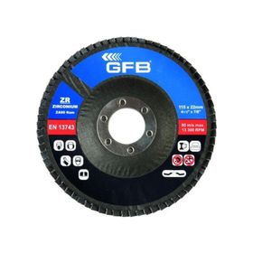 GFB 115 mm 40 Kum 10 Adet Zirkonyum Flap Disk Zımpara