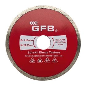 GFB 115 mm Sürekli Turbo Elmas Mermer Granit Kesici