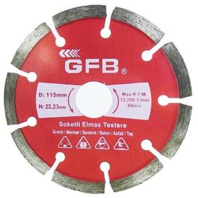 GFB 115 mm Sürekli Turbo Elmas Mermer Granit Kesici