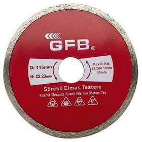 GFB 115 mm Sürekli Turbo Elmas Mermer Granit Kesici
