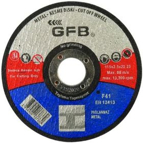 GFB 115x2.5x22.23 mm Metal Kesme Taşı