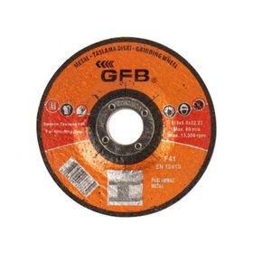 GFB 115x6x22.23 mm 10 Adet Metal Taşlama Taşı