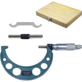 GFB 125-150x0.01 mm Profesyonel Çelik Dış Çap Mikrometresi