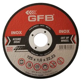 GFB 125 mm Metal İnox Kesici Taş