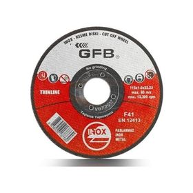 GFB 125 mm Metal İnox Kesici Taş