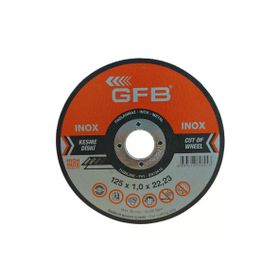 GFB 125x1.0x22.23 mm 50 Adet Inox Kesici Taş