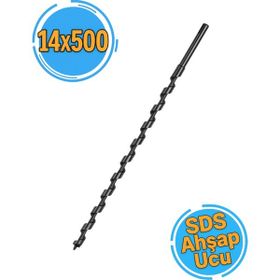 GFB 14x500 mm Sds Plus Ağaç Delme Matkap Ucu