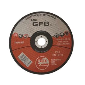 GFB 180x1,6 mm Metal Kesici Taş Inox Kesme Taşı