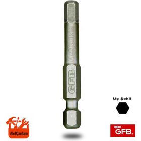 GFB 3 mm Bits Uç Alyan Uç Vidalama Ucu Allen Matkap Ucu