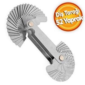 GFB 52 Yaprak Metrik Inç Diş Tarağı