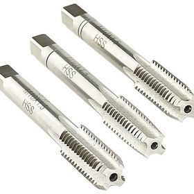 GFB Dın 351 Unf 1/4x28 Hss 3'lü El Takım İnce Diş Kılavuzu