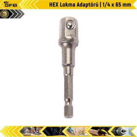 GFB HEX 1/4 x 65 mm Lokma Adaptörü