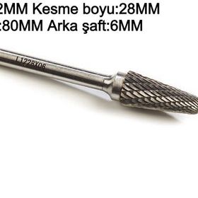 GFB L12x28x06 L-Konik Yuvarlak Freze