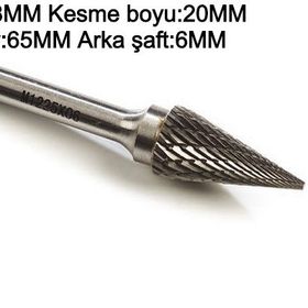 GFB M08x20x06 M-Konik Sivri Freze