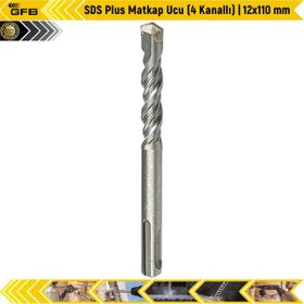 GFB SDS Plus 4 Kanallı 12x110 mm Matkap Ucu