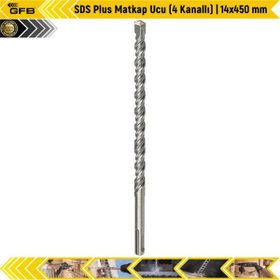 GFB SDS Plus 4 Kanallı 14x450 mm Matkap Ucu