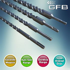 GFB Sds Plus 4 Kanallı 16x1000 mm Matkap Ucu