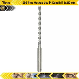 GFB SDS Plus 4 Kanallı 5x210 mm Matkap Ucu
