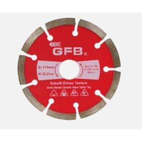 GFB Soketli 115 mm Elmas Beton Mermer Kesici