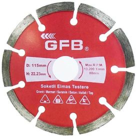GFB Soketli 180 mm Elmas Beton Mermer Kesici