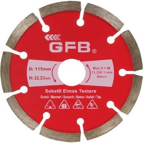 GFB Soketli 230 mm Elmas Beton Mermer Kesici