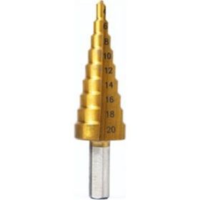 GFB Titanyum Kaplama 4 - 20 mm Kademeli Matkap Ucu