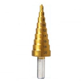 GFB Titanyum Kaplama 4 - 20 mm Kademeli Matkap Ucu