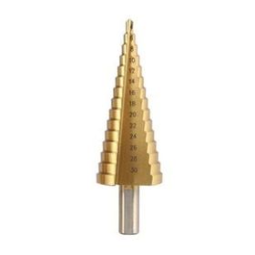 GFB TYC00138968196 4-30 mm Titan Metal Saç Delme Kademeli Matkap Ucu