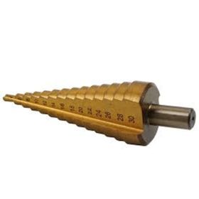 GFB TYC00138968196 4-30 mm Titan Metal Saç Delme Kademeli Matkap Ucu