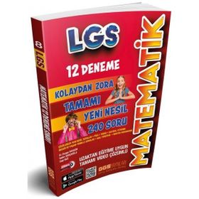 GGS Yayınları 8. Sınıf LGS Matematik 12 Deneme