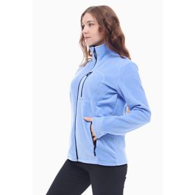 Ghassy Co. 869866011 Mavi Tam Fermuarlı Polar Kadın Ceket