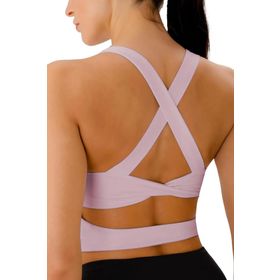 Ghassy Co. Çarpraz Sırt Detaylı Criss Cross Kaplı Yoga Egzersiz Fitness Kadın Spor Sütyen