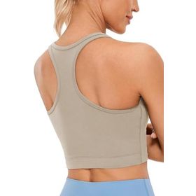 Ghassy Co CRS004 Racerback Running Yoga Egzersiz Fitness Bej Spor Sütyen
