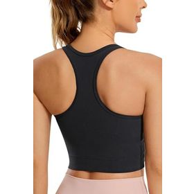 Ghassy Co CRS004 Racerback Running Yoga Egzersiz Fitness Siyah Spor Sütyen