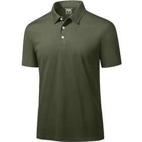 Ghassy Co. Golf Haki Dry Fit Classic Tenis Casual Polo Yaka Erkek T-shirt
