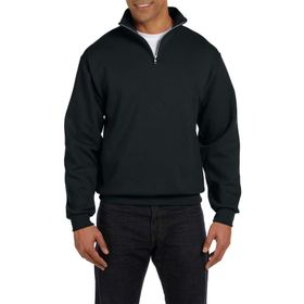 Ghassy Co. Silver Siyah Dik Yaka Yarım Fermuarlı Erkek Sweatshirt