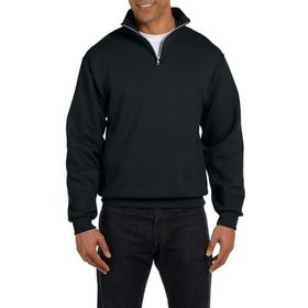Ghassy Co. Silver Siyah Dik Yaka Yarım Fermuarlı Erkek Sweatshirt