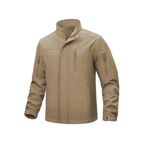 Ghassy Co Softshell Bej Dik Yaka Polar Erkek Mont